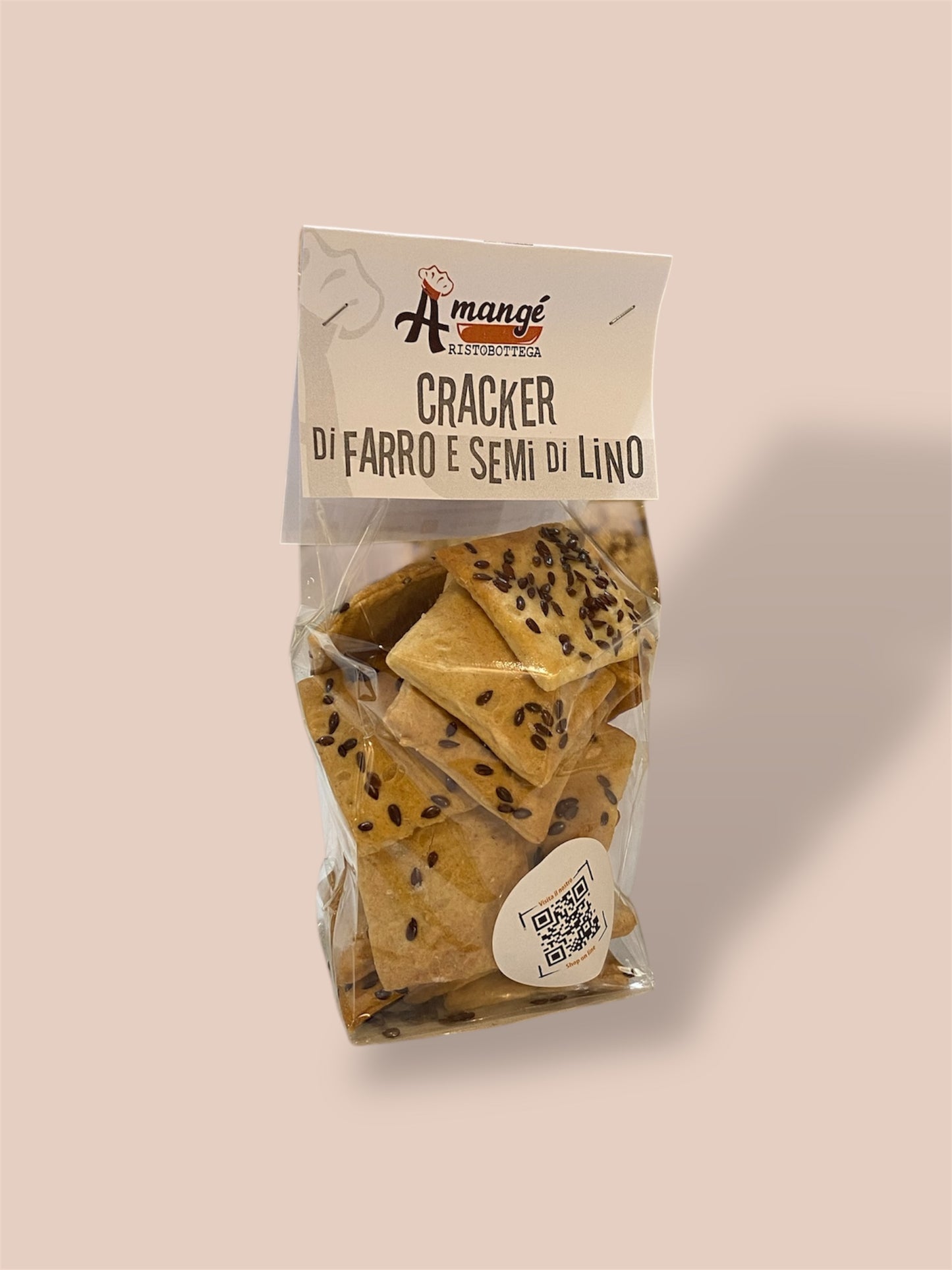 Cracker di farro e semi di lino