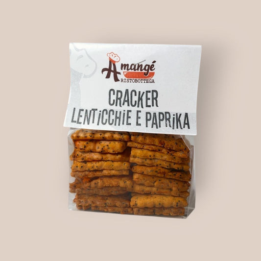 Cracker lenticchie e paprika