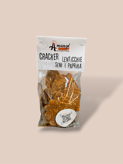Cracker lenticchie e paprika